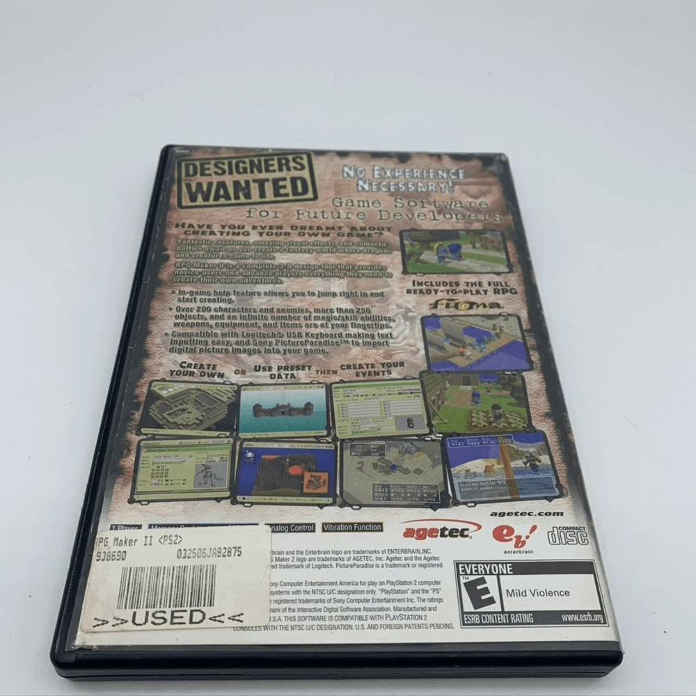 RPG Maker II For‎ PlayStation 2 PS2 Game Only. - Picture 2 of 4